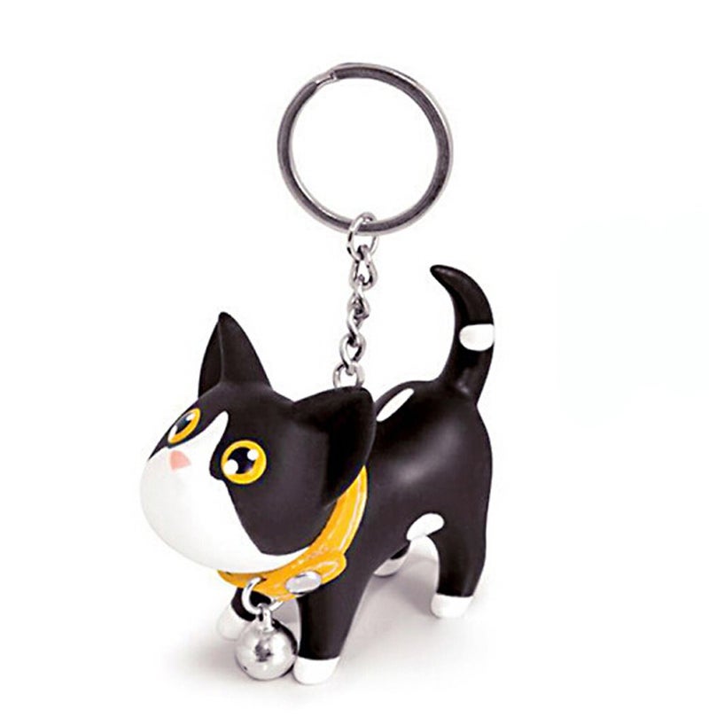 JOYJULY Cat Key Chain Kitten Keyrings for Car Key Chain Kawaii Adorable Bag Pendant,Gift Idea for Girls, Women and Men - Image 1